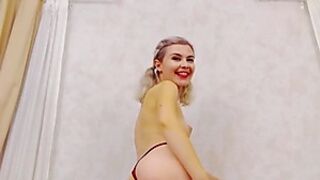 JessieGreen - Blonde Teen Will Tease You