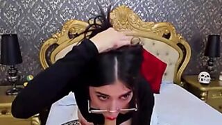 DanellaSalaz - East European Teen Helps Her Boyfriend Who Works In France With Jerk Out Via Webcam