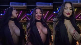 AriaSins Busty Teasing Webcam Video