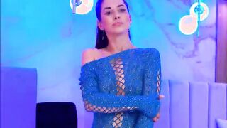 EllyLynn in blue outfit