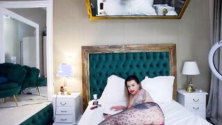 CapriAndersen juicy ass in black fishnet
