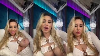 Lucine topless blond