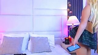 Scarlett - Sexy LatIna Schoolgirl's Loneliness Is Killing Her