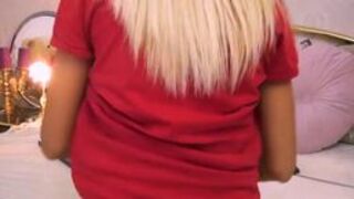 FreidaGold - Blonde Hottie Improved With Glasses And Stockings