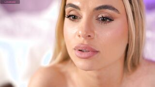 haileymadow sucks dildo